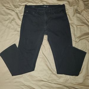 Hollister black mens jeans